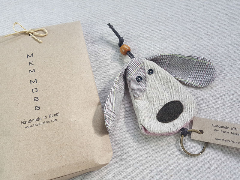 Hand Made Dog Keyring