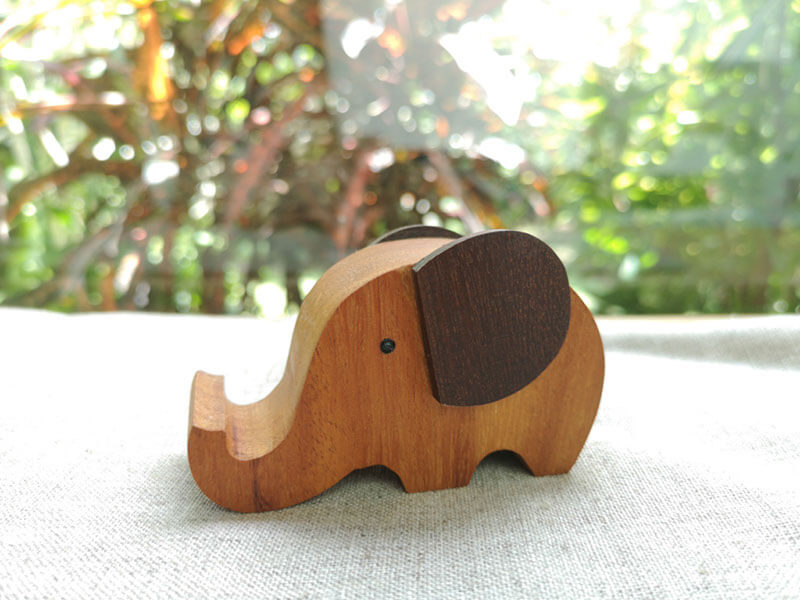 Elephant phone stand in the making